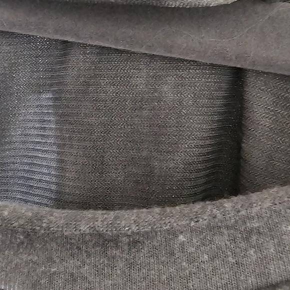 Simply Couture Woman's Grey XL Lace Whimsy Fairy Sheer Lagenlook Boho Tunic - Picture 5 of 7